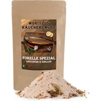 Moritz Räucherbox Räucherlauge Forelle Spezial 600g Räucherlake Salzmischung Nitrit Salz NPS Salz zum Pökeln