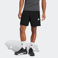 adidas Performance Shorts TRAIN ESSENTIALS WOVEN MÉLANGE für Training und sportliche Aktivitäten, mit Reißverschlusstaschen