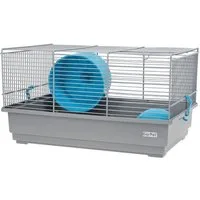 GarPet Kleintierkäfig Hamsterkäfig mit Hamster Spielzeug und Nagerhaus Transportkäfig