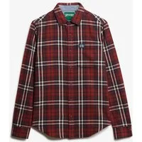 Superdry Langarmhemd L/S COTTON LUMBERJACK SHIRT Regular Fit, aus Baumwolle, mit Knopfleiste, karierte Optik