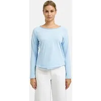 Smith & Soul Rundhalsshirt mit offenen Kanten