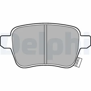Delphi Bremsbel?ge hinten Fiat 500l Tipo