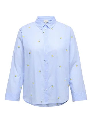 ONLY CARMAKOMA - CARNEW LINA GRACE LS EMB SHIRT WVN - Gr. - 48