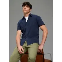 Bruno Banani Kurzarmhemd Jersey Kurzarm, für verschiedene Anlässe, aus Baumwolle und Elasthan