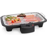 Tristar Elektrogrill Tristar BQ-2813 Elektro-Tischgrill – Tischgrill - Thermostat, 2000 W, 2000 W - Rauchfreies Grillen