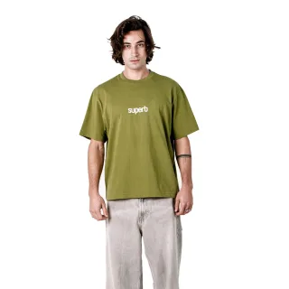 Herren Oversized Baumwoll Kurzarm T-Shirt Little Core Puffy SPRB3500