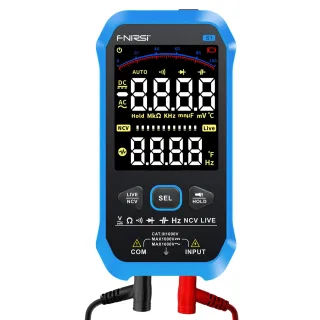 FNIRSI-S1 9999 Counts Digital Multimeter AC DC Voltage Resistance Capacitance Diode NCV Hertz Live Wire Tester with Ther