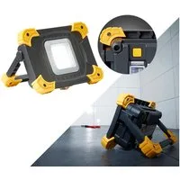 Northpoint LED Baustrahler mit Akku dimmbar 1100 Lumen IP54 mit Powerbankfunktion