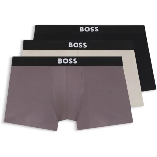 Boss - Unterwäsche für Herren (3er-Pack) (Grau/Schwarz/Weiß)