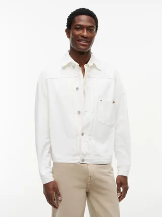 TRUCKER JKT TYPE 1- GMD White - Gr. - M