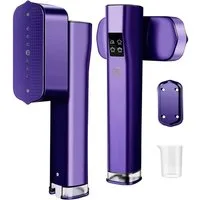 TUWENA Dampfglätter Tragbarer Dampfglätter Steamer, 2 in 1 Dampfbügeleisen mit LED Display, 1200W Steam Iron 30s Schnellaufheizung für Unterwegs und zu Hause