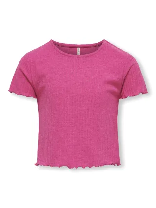 KIDS ONLY - KOGNELLA S/S O-NECK TOP NOOS JRS Raspberry Rose - Gr. - 164