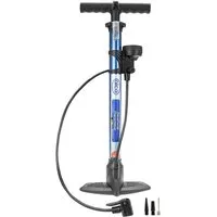 alca Fahrradpumpe Fahrradpumpe mit Manometer 11 bar, Handpumpe für Auto und Fahrrad, (1-tlg)