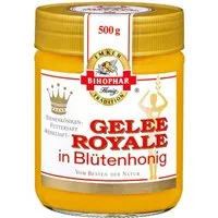 BIHOPHAR Honig, Bihophar Gelee Royale in Blütenhonig fruchtige Note im Glas 500g