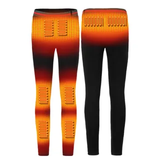 TENGOO HT-08A Women Electric Heated Trousers - 8 Heating Areas, 3 Temperature Control, Waterproof Winter Warm Thermal Le