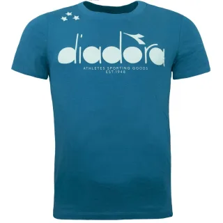 Diadora Logo Herren Blue T-Shirt
