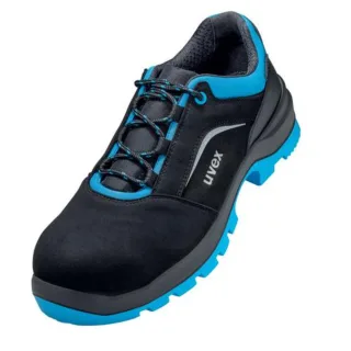 uvex 2 xenova Sicherheitsschuh S2 Halbschuh Velours schwarz/blau 48 - 9557848