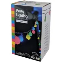 Kamelio Lichterkette Party Deko LED Lichterkette bunt Beleuchtung 20m,80LED Strom