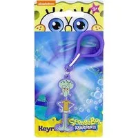 Nickelodeon Schlüsselanhänger Thaddäus Schlüsselanhänger 2D PVC 6cm – SpongeBob Cartoon Anhänger (Set, 1-tlg), Thaddäus Schlüsselanhänger – witziges Accessoire für jeden Rucksack