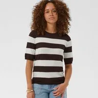 KAFFE Strickpullover KAlizza Striped Knit