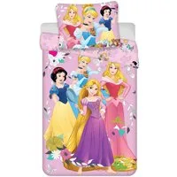 Jerry Fabrics Bettwäsche Princess Set Disney – Baumwolle 140x200 + 50x70 cm, Baumwolle