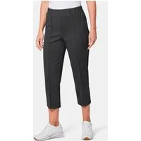 GOLDNER Caprihose Sportive 7/8-Hose mit Biesen Stoffhose mit Schlupfbund, Biesen und Wadenlang