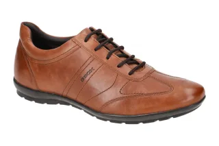 Geox Herrenschuhe U74A5B Halbschuhe Symbol browncotto wasserdicht atmungsaktiv