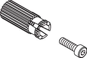 Hansgrohe Schnappeinsatz mit Schraube 93228000