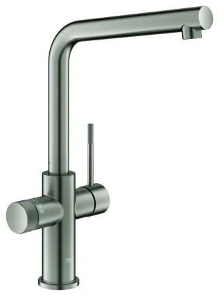 GROHE 5-in-1 Armatur GROHE Blue 104421, L-Asl. f. Kühler Home/Pro hard graph. gb, 104421AL01 104421AL01