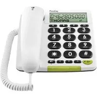 Doro PhoneEasy 312cs Weiß Schnurgebundenes Telefon Kabelgebundenes Telefon