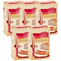 Bielmeier Backmischung Weissbrot Küchenmeister, 1 x 2500 g, (5 x 500g), Made in Baden-Württemberg (SET314024-5)