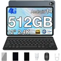 DOOGEE T40PRO Tablet mit Tastatur Stift/Maus/Hülle, 12 Zoll Tablet
