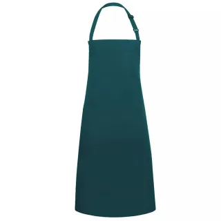 Karlowsky - Latzschürze "Basic", Tasche (Moosgrün)