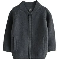 Next Strickjacke Cardigan mit durchgehendem Reißverschluss (1-tlg)