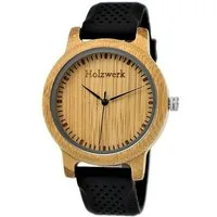 Holzwerk Quarzuhr Holz & Silikon Armband Uhr, Holz Unikate, ideal als Geschenk geeignet, inkl. Uhrenbox