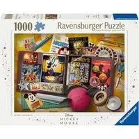 Ravensburger Puzzle Disney Mickey Mouse, 1970 Mickey Moments, 1000 Puzzleteile, Made in Germany