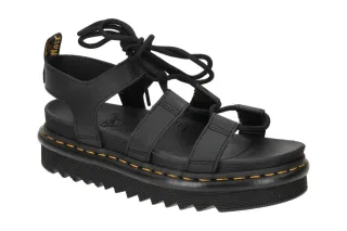 Dr. Martens 24641001 NARTILLA Damen Sandalette Schwarz Plateau 3,5cm