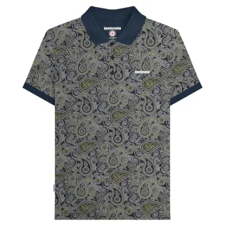 Lambretta - "SS25" Poloshirt Mit Markenzeichen für Herren (Marineblau/Grau)