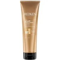Redken Leave-in Pflege Redken All Soft Heavy Cream 250 ml – Intensivkur mit Argan-Öl & Kerati, Packung, 1-tlg., Treatment, Perfekt geeignet für geschädigtes Haar