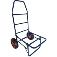 relaxdays Sackkarre Transportwagen klappbar 80kg, blau