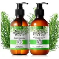 ALIVER Haarpflege-Set Rosmarin Set Shampoo Conditioner Haarmaske Haaröl Haarwachstum Vegan