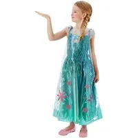 Rubie´s Prinzessin-Kostüm Die Eiskönigin Elsa Blumenkleid, Original Elsa Kinderkostüm aus dem Kurzfilm 'Party-Fieber'