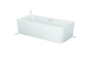 Bette Badewannen Eck Sonderform Art IV Schwarz 1850x800x420/560mm, 3480-056CERHK 3480-056CERHK