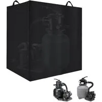 LuxusKollektion Pool-Abdeckplane Poolpumpe Abdeckung Sandfilteranlage 420D UV Wasserdicht 84*61*86cm