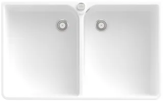 Villeroy & Boch Spülstein 90 X Spülstein Doppelbecken, 639002RW 639002RW