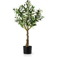 Kunstpflanze Künstliche Pflanzen, Große Kunstpflanzen im Topf Olive, Monstera, Yucca, Agave, Palmfarn, Geigenfeige, PASCH, wie echt