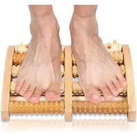 SinLaw Fußmassagegerät Fußmassagerollen aus Holz zur Stimulation und Entspannung der Füße., 1-tlg., glatte Oberfläche