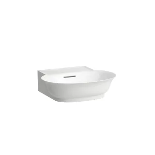 LAUFEN Aufsatz-Handwaschbecken THE NEW CLASSIC, ohne Hahnloch, mit Überlauf 500x450 , geschliffen LC H8168524001091