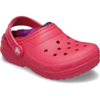 Crocs Classic Lined Bold Check Clog Hausschuh mit Warmfutter