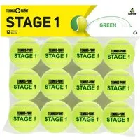 Tennis-Point Tennisball TP Stage 1 - Tennisbälle - Play and Stay Ball - (12er Beutel)